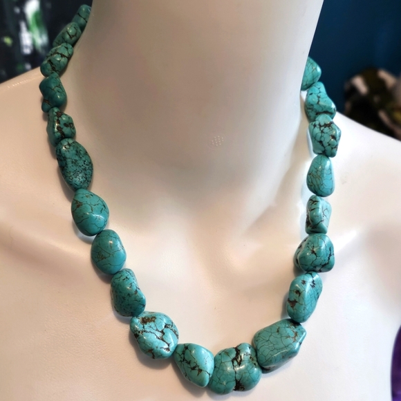 Turquoise Necklace Vintage - Picture 1 of 3